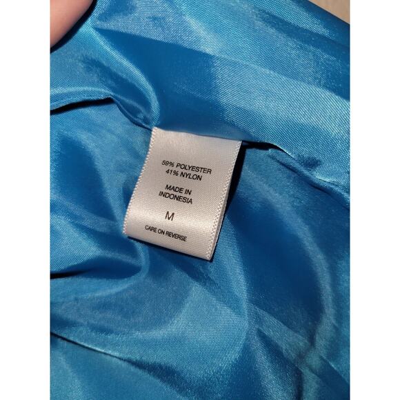 New York & Company Blue Full Zip Jacket NYC Size Medium - Picture 7 of 12